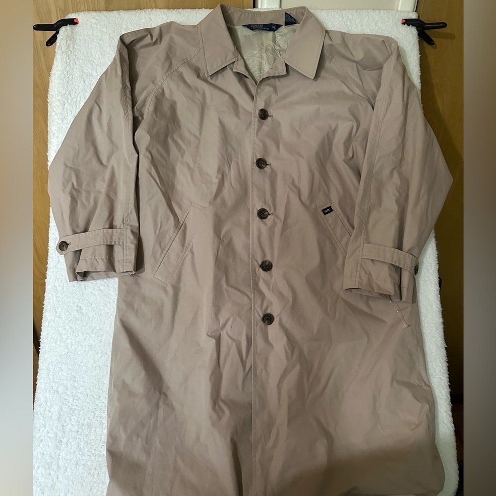 Ralph Lauren Men's Beige Trench Coat